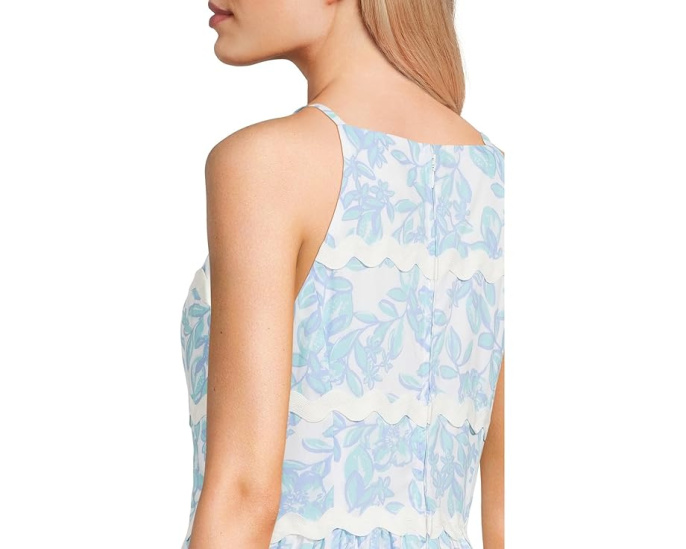 Платье Angelynn с цветочным принтом и многоярусной юбкой от Lilly Pulitzer