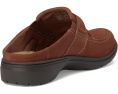Слипоны Clarks Carleigh Viola из кожи с эластичной вставкой и фурнитурой