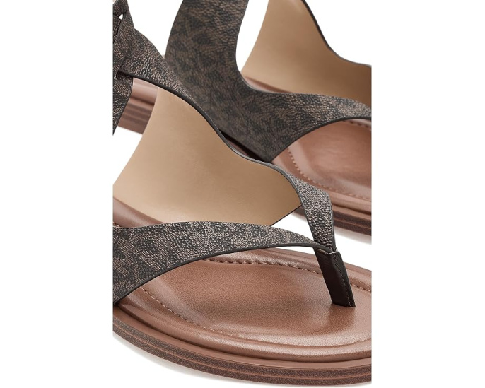MICHAEL Michael Kors сандалии Irene Flat Thong с ремешком и плетеным верхом