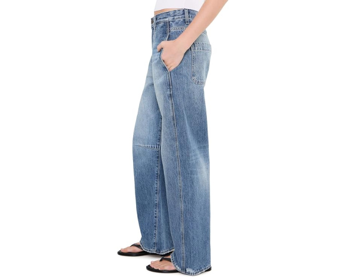 Джинсы AG Jeans Mercer High-Rise Barrel с высокой посадкой