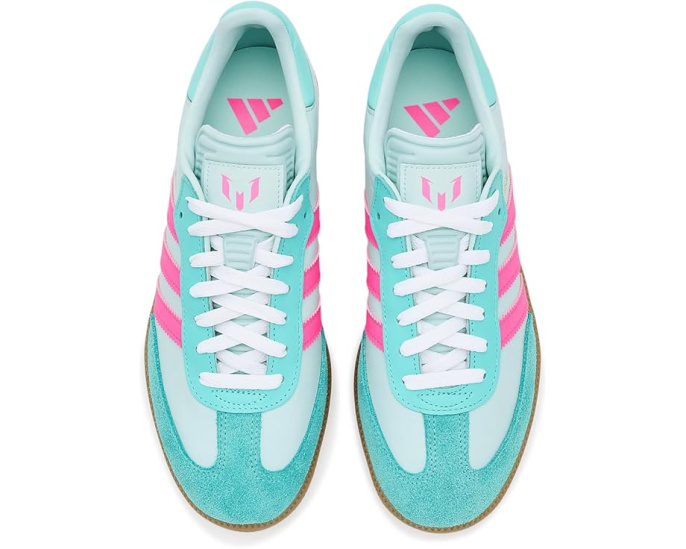 Бутсы adidas Samba Messi с кожаным верхом и круглым носком