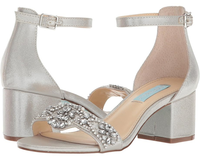 Босоножки Mel от Blue by Betsey Johnson на платформе с квадратным каблуком и стразами