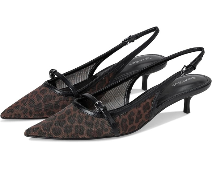 Туфли-лодочки Calvin Klein Simira с ремешком на щиколотке и каблуком kitten heel