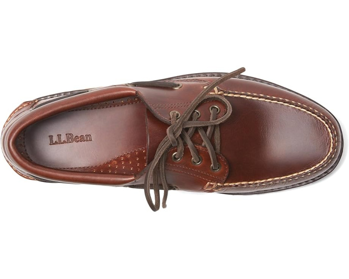 Мокасины L.L.Bean Allagash Handsewn 3 Eye из цельной кожи