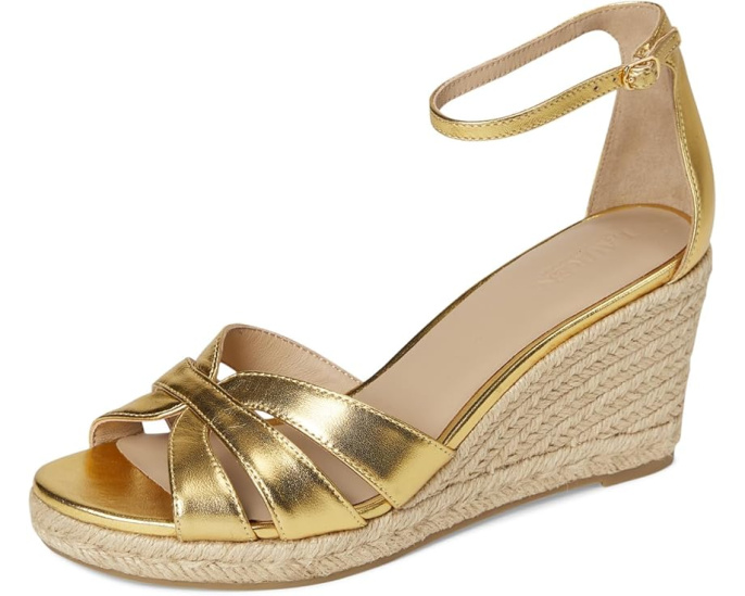 Эспадрильи-клин Lauren Ralph Lauren Nellie из металлизированной кожи наппа