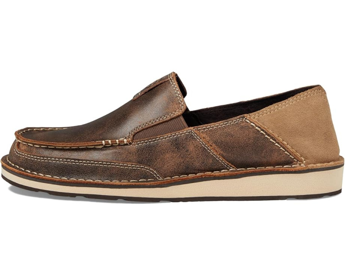 Ariat Cruiser коричневые кожаные туфли без шнурков