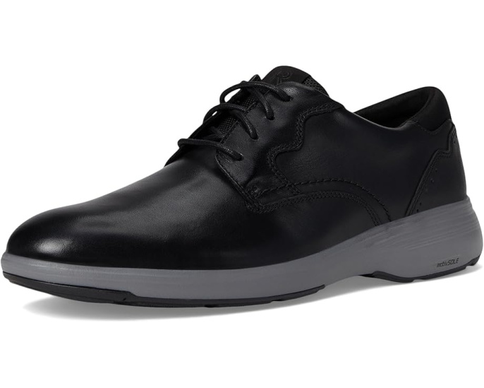 Кроссовки Rockport Noah Plain Toe с кожаным верхом и технологией truTECH