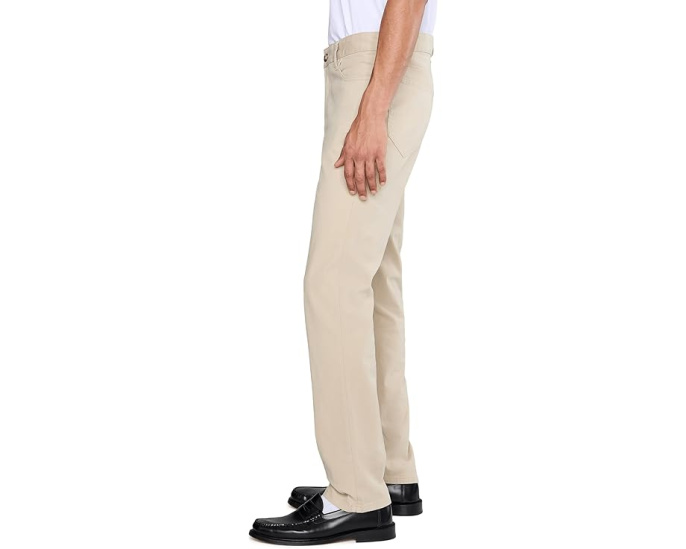 Брюки Vince 5 Pocket Dylan из итальянского хлопка с эффектом персика