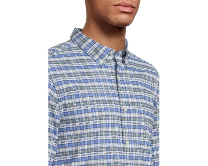 Рубашка Vineyard Vines Faraway из хлопка Performance в клетку