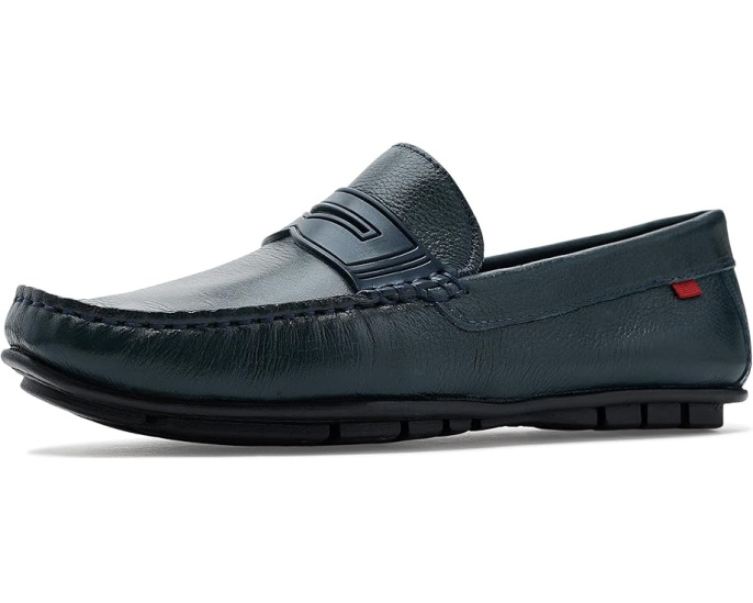 Мокасины Davidson St Marc Joseph New York из зернистой кожи