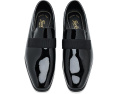 Florsheim Лоферы Tux Plain Toe Strap Slip-On в черном лаковом цвете