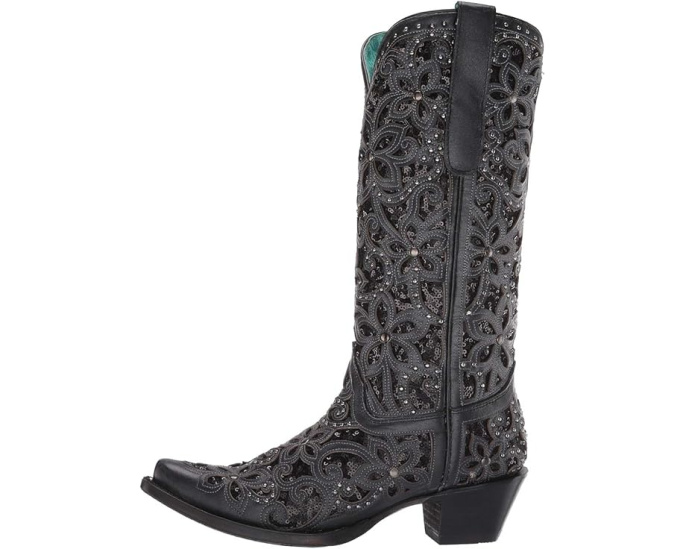 Сапоги Corral Boots A3752 в западном стиле с ковбойским каблуком и стразами