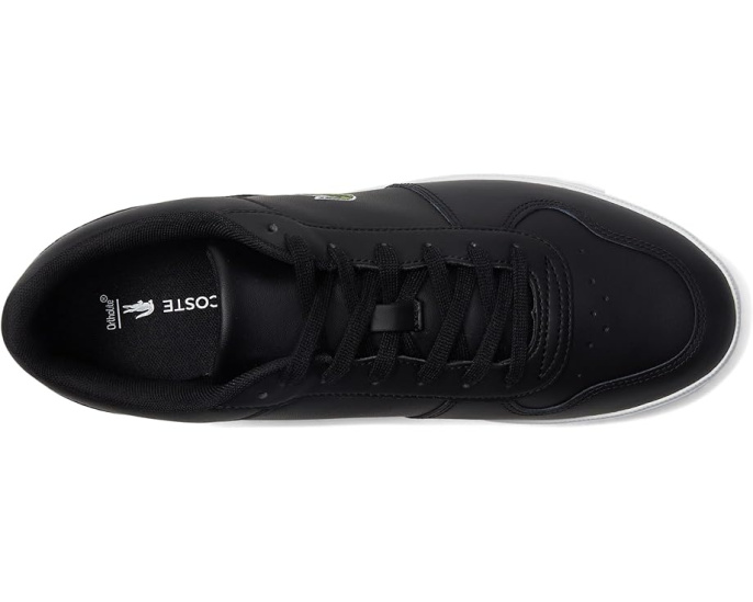 Кроссовки T-base из кожи с вышитым крокодилом Lacoste