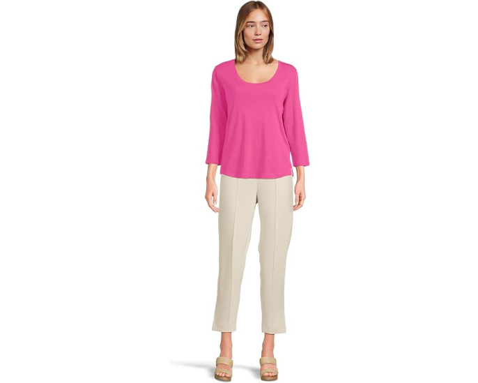 Tommy Bahama Ashby Isles Rib топ с круглым вырезом и 3/4 рукава