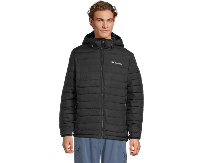 Куртка с капюшоном Powder Lite II Hooded Jacket Columbia черная