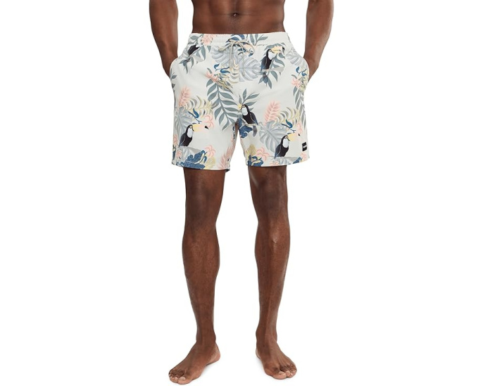 Плавки Hurley Cannonball Lined Volley 17 с двойной тканью и быстрым высыханием