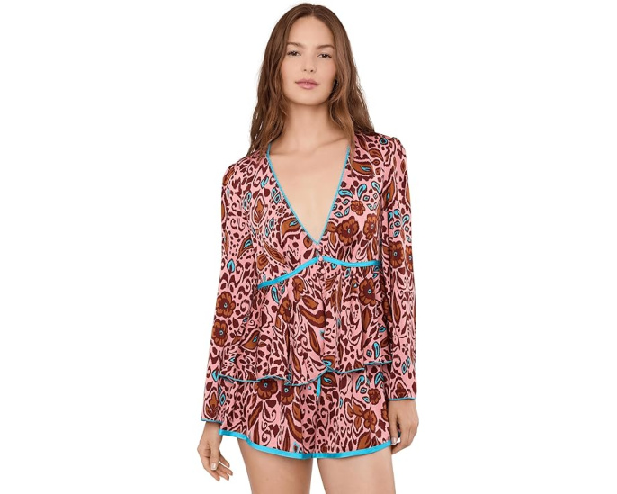 Free People комплект Bed To Brunch Set с цветочным принтом