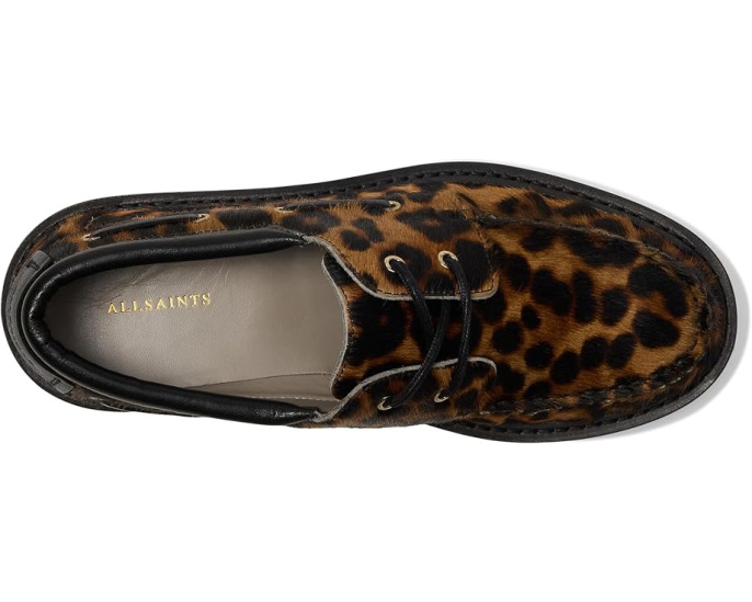AllSaints Aastha лоферы на платформе с меховым верхом