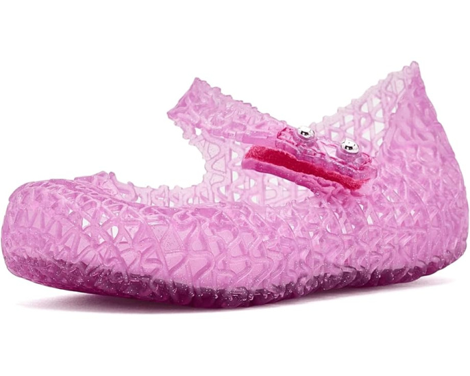 Обувь Mini Melissa Mini Campana Papel BB для малышей с ремешком на липучке