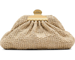 Маленький клатч Marc Jacobs The Summer Woven Glam с плетением и зажимом