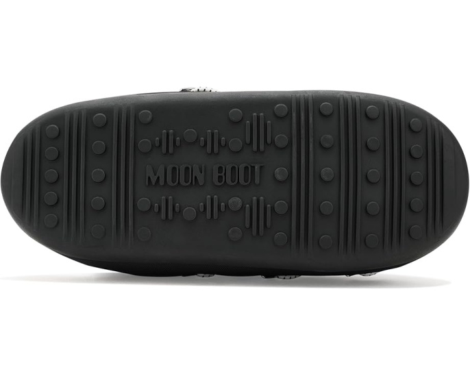 MOON BOOT Soft Slipper мягкие тапочки с гладкой кожей и удобной стелькой