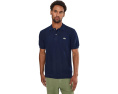 Lacoste хлопковый трикотажный поло Classic Fit Navy Blue