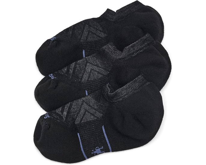 Run Targeted Cushion No Show Socks 3-Pack