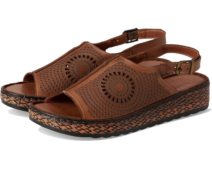 Сандалии Spring Step Cordero на платформе с перфорированным верхом