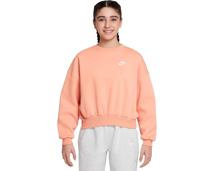 Толстовка Nike Club Fleece Boxy Crew Neck для детей