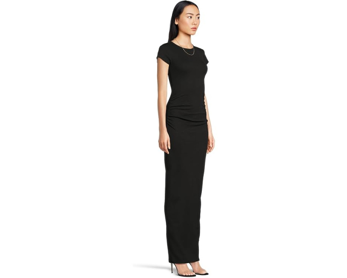 Платье AllSaints Katarina с коротким рукавом и сборками на талии
