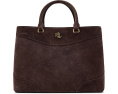Сумка Lauren Ralph Lauren Perforated Suede Large Marcy Satchel из замши