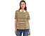 Поло KUT from the Kloth Livvy Stripe Knit с воротником