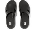 FitFlop сланцы F-Mode Raw-Edge Leather Flatform H-Bar