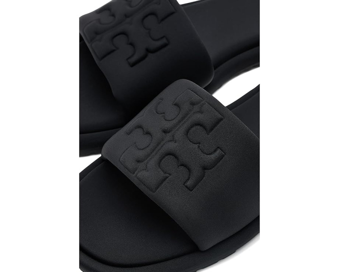 Tory Burch шлепанцы Double T Sport с принтом