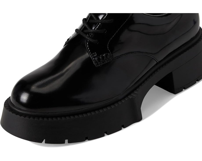 Туфли Lyla Platform Derby от COACH на платформе с кожаным верхом и шнуровкой
