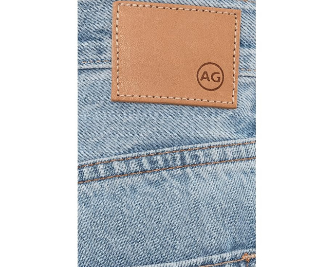Шорты Ex-Boyfriend Mid-Rise Slouchy из хлопка AG Jeans с длиной шагового шва 7 дюймов