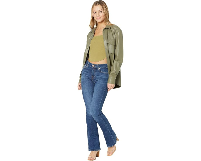 7 For All Mankind джинсы Slim Illusion Bootcut в цвете Highline