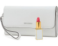 Клатч MICHAEL Michael Kors Jet Set Medium White на запястье