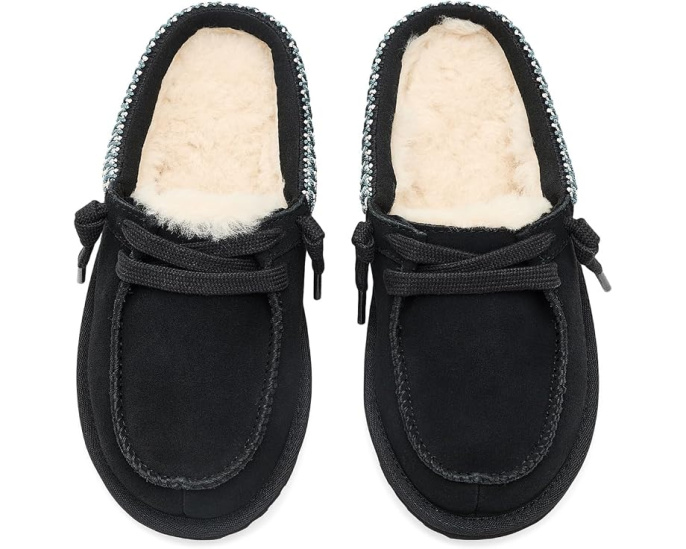 Детские тапочки UGG Kids Tasman Mule с подкладкой UGGplush и подошвой из сахарного тростника