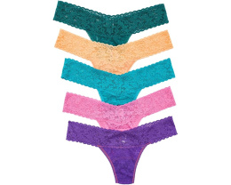 Трусы-танга Low Rise Signature Lace 5 пар Hanky Panky