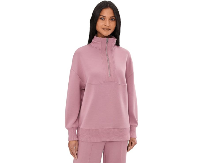 Varley толстовка Molly Half Zip Longline удлиненная