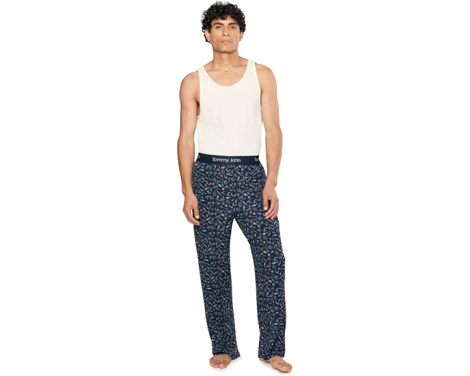 Пижамные брюки Tommy John Second Skin Sleep Pant с несминаемой резинкой