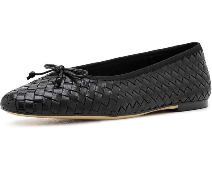 Балетки Sam Edelman Ruthie с плетеной кожей и квадратным носком