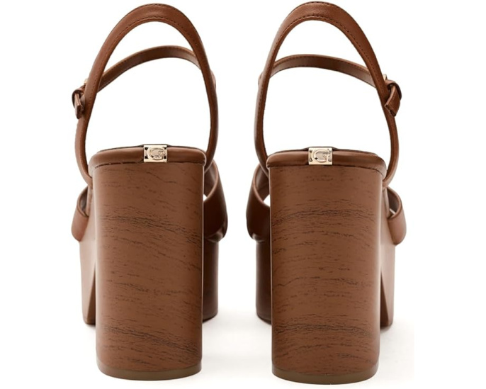 Босоножки GUESS Qeelin с каблуком и платформой