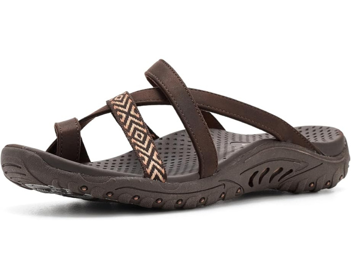Треккинговые сандалии SKECHERS Reggae Timeless Summer с веганской кожей