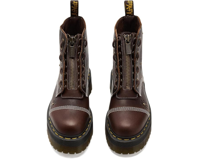 Ботинки Dr. Martens Sinclair Flower на платформе с цветочным принтом и квадратным каблуком