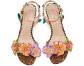 Босоножки Spenser Blue by Betsey Johnson с цветами и каблуком