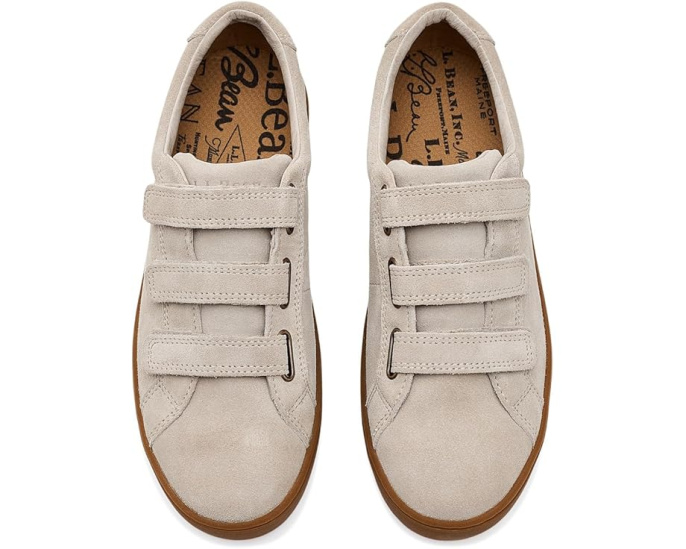 Кроссовки Eco Bay из кожи с тремя липучками L.L.Bean