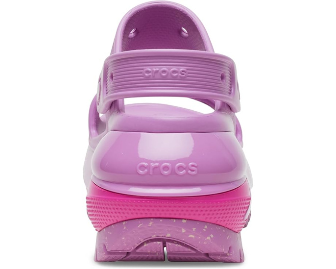Сандалии Crocs Classic Mega Crush на платформе с двумя ремешками