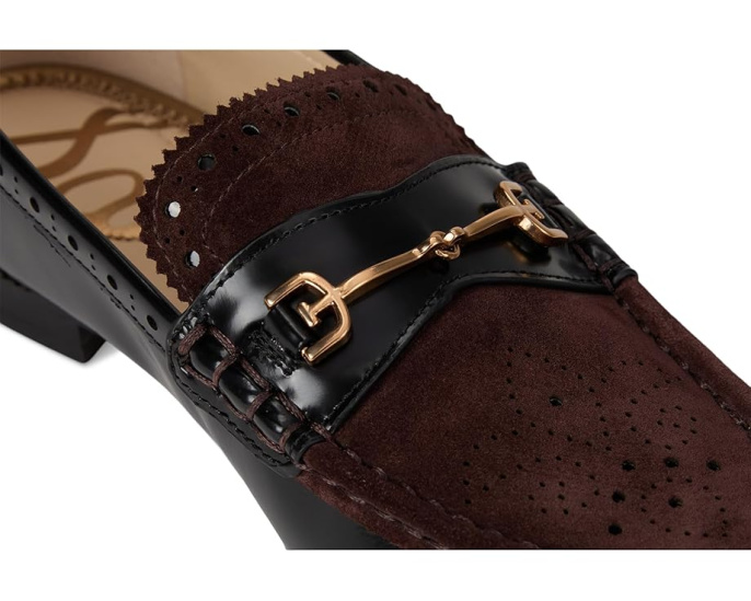 Лоферы Sam Edelman Liona с перфорацией и круглым носком